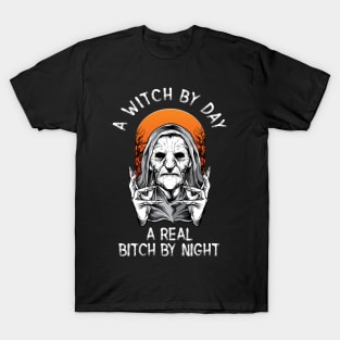 Women's Real Witch Halloween T-Shirt